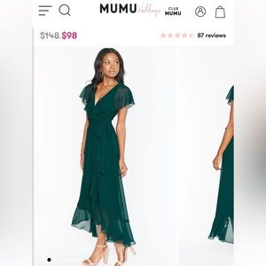 Jess Ruffle Midi Dress